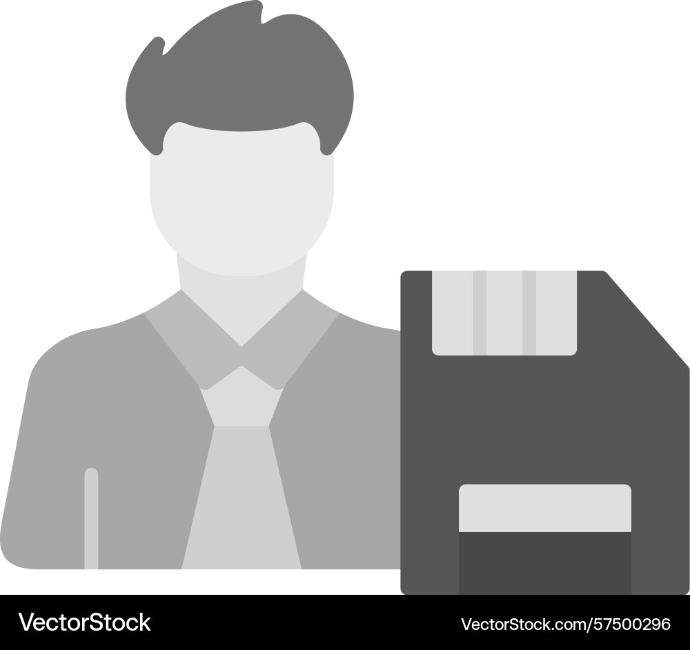User memory card icon vector image