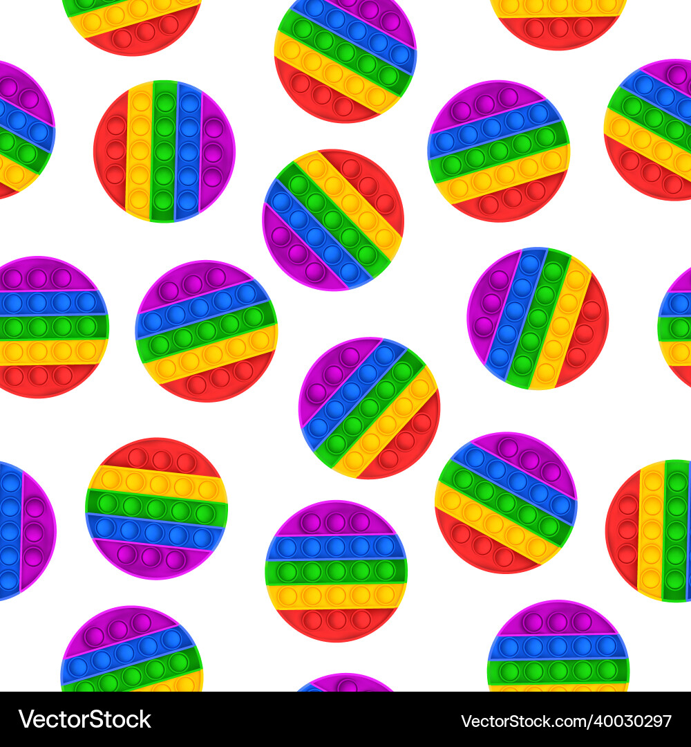 A toy in the shape of circle pop it simple A toy in the shape of circle pop it simple vector image