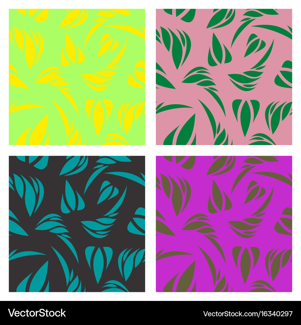 Assembly of patterns in striped style vector image