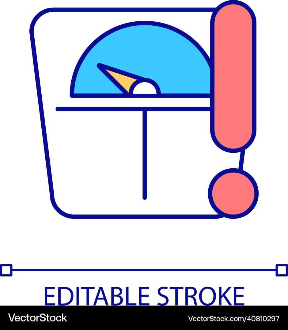 Extreme Gewichtsverlust rgb Farbe Icon Extreme Gewichtsverlust rgb Farbe Icon vektorbild