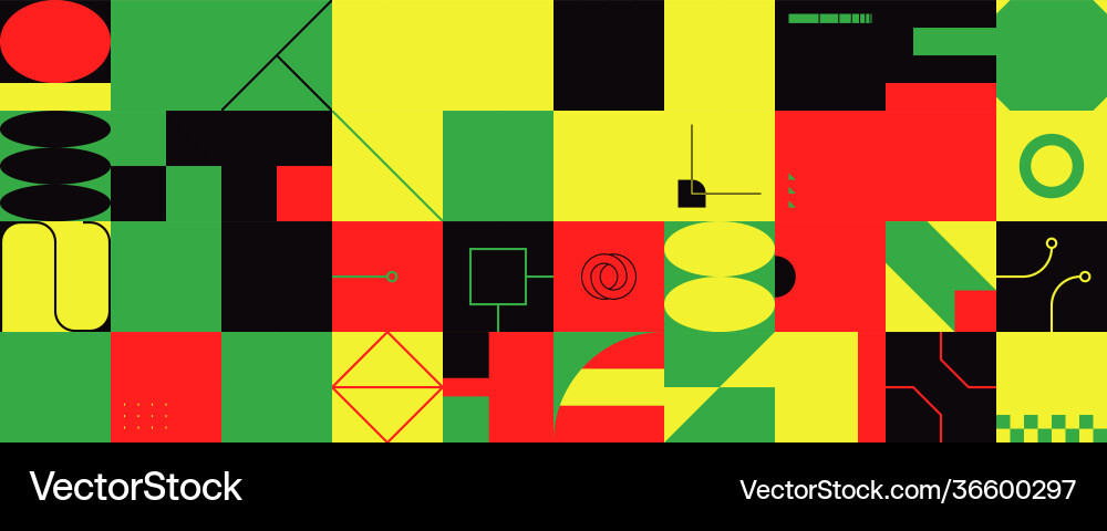 Horizontal abstract pattern design Horizontal abstract pattern design vector image