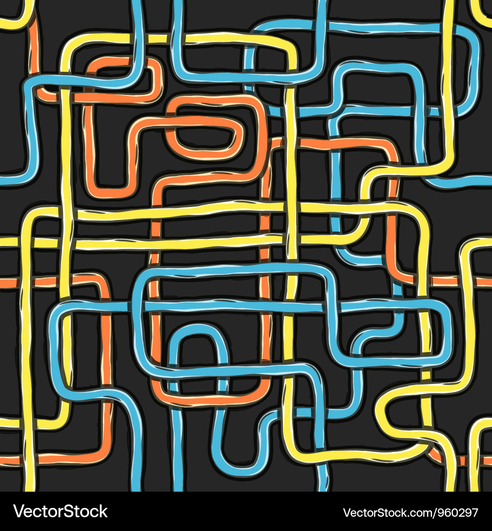 Intricate Wire Pattern Vector Image