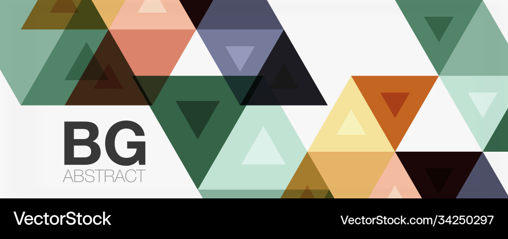 Mosaic triangle pattern abstract background Mosaic triangle pattern abstract background vector image