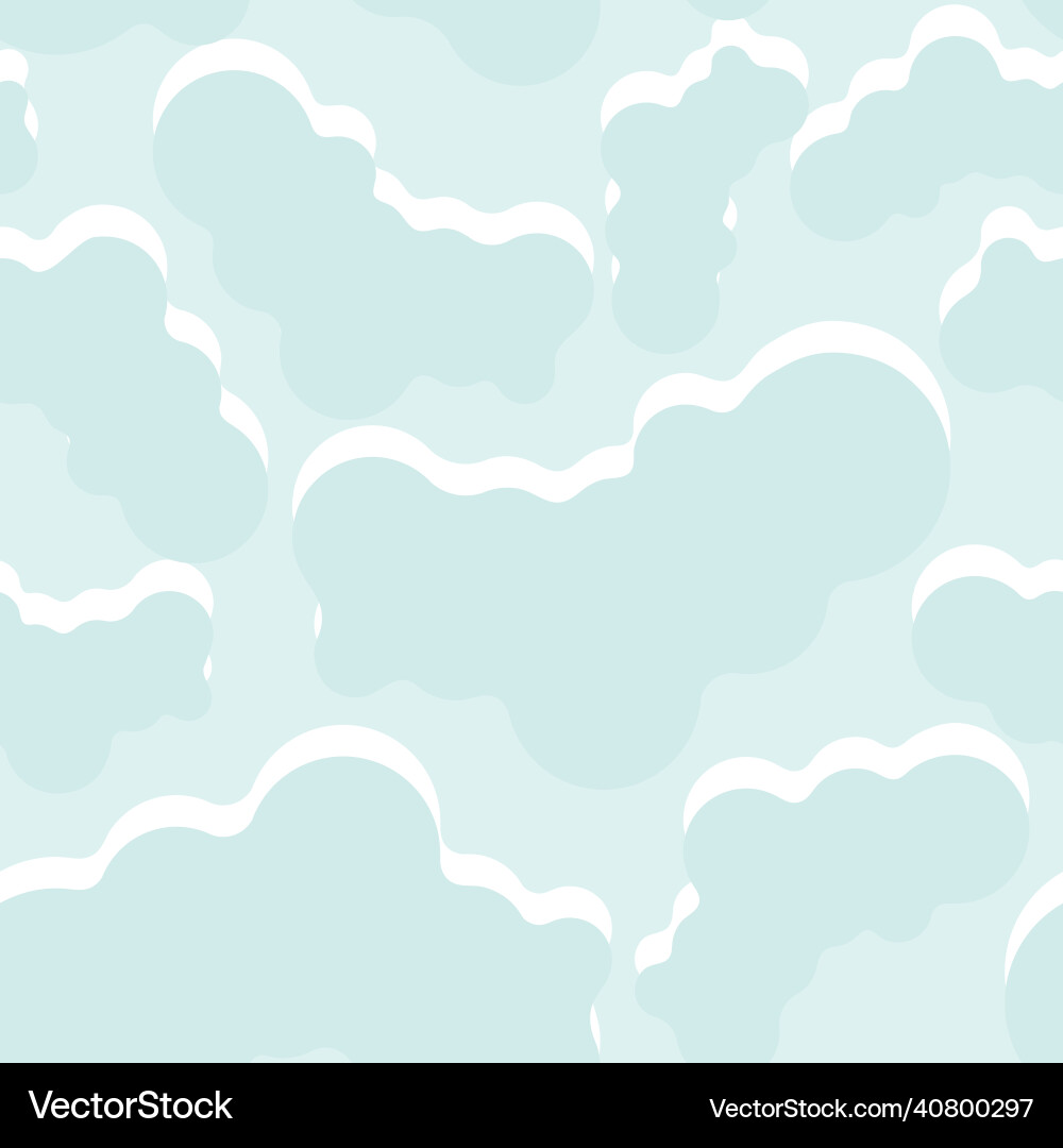 Smooth elements like clouds Vector Image