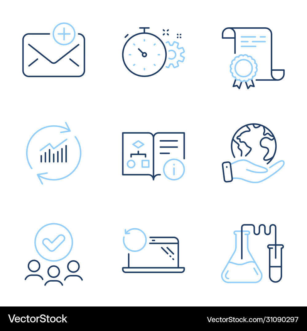 Technischer Algorithmus Chemielabor und neue Post Technischer Algorithmus Chemielabor und neue Post vektorbild