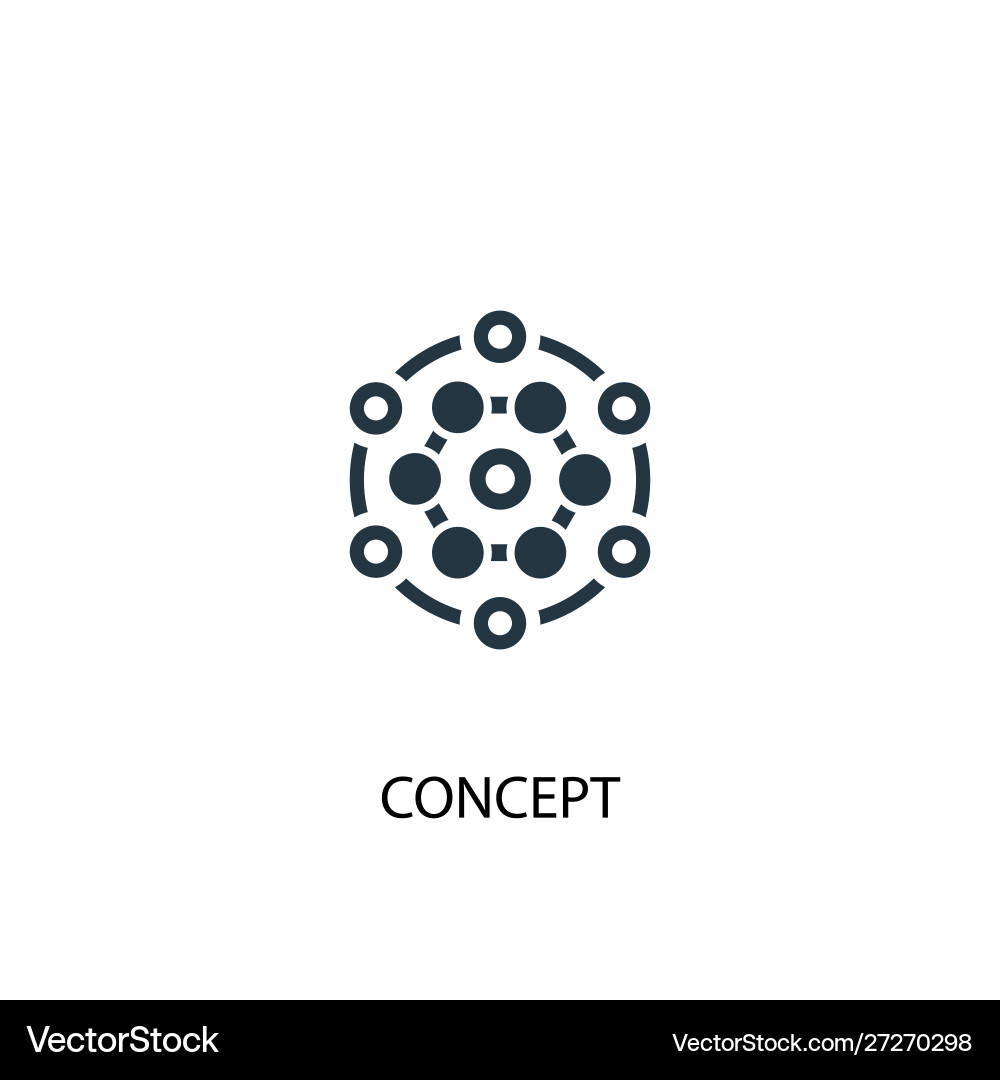 Concept icon simple element Vector Image