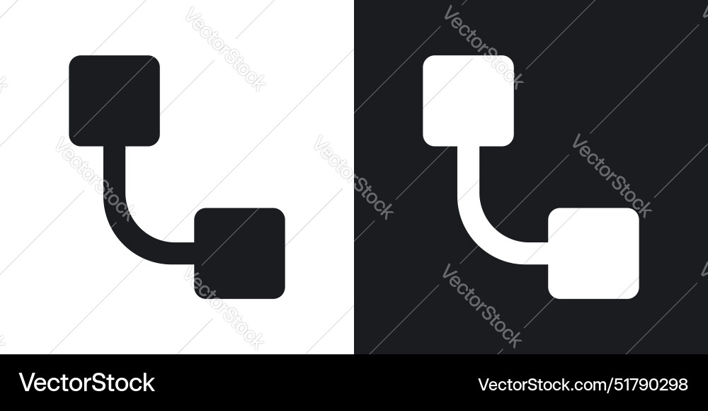 Diagram nested icon vector image