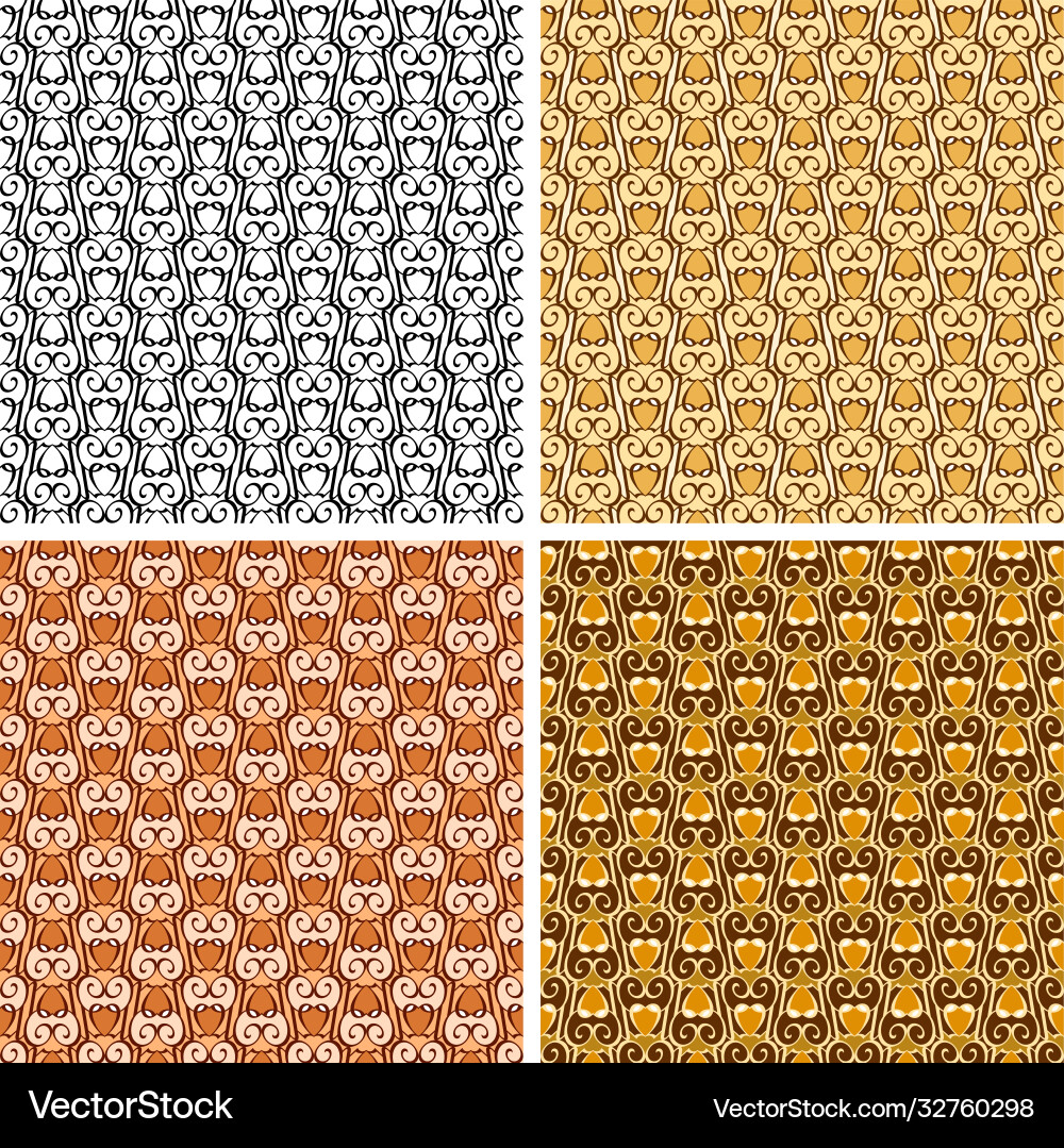 Geometric elements patterns set Geometric elements patterns set vector image