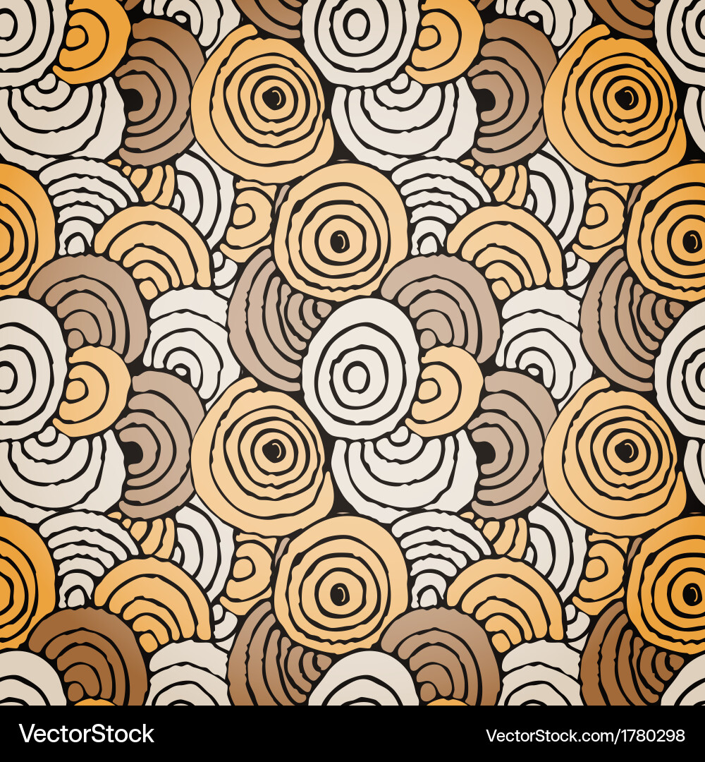 Retro Circle Pattern Vector Image