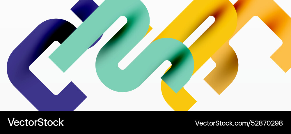Wave lines minimal abstract background Vector Image