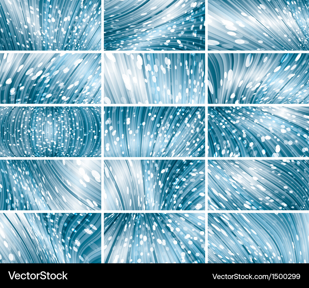 Abstract bokeh background set vector image