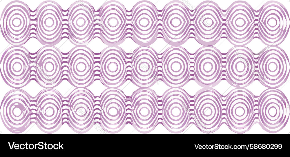 Abstract layered circular pattern in pink tones Vector Image