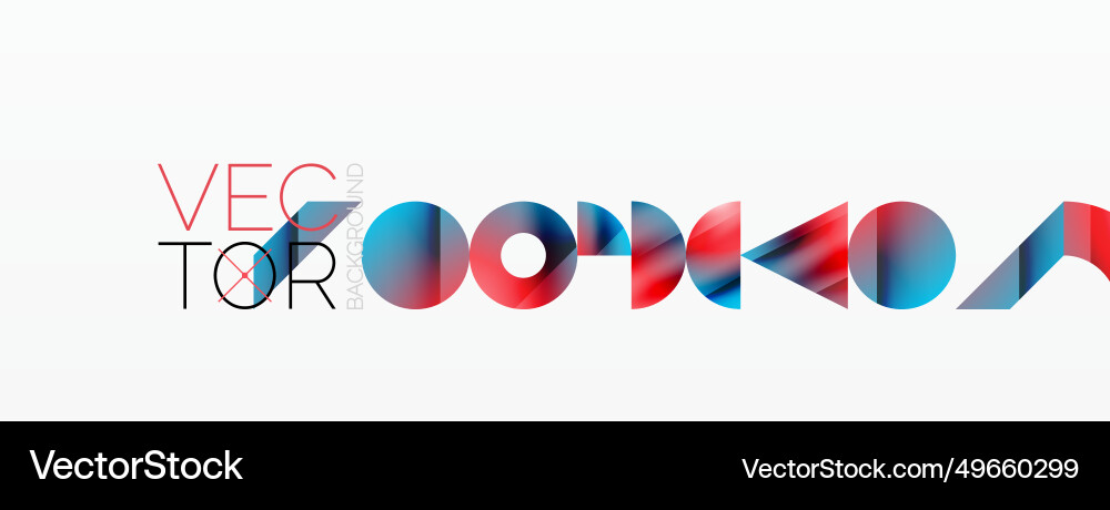 Assorted geometric shapes unite in a minimalistic Assorted geometric shapes unite in a minimalistic vector image