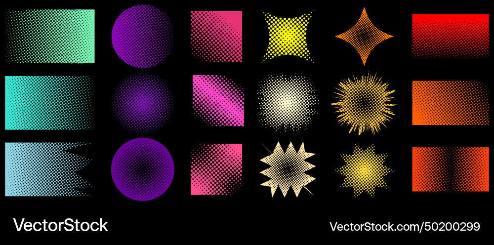 Design elements to create pop art images Design elements to create pop art images Vector Image