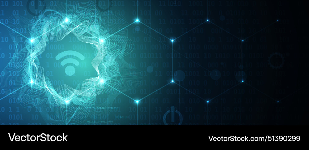 Technology abstract futuristic science background Technology abstract futuristic science background vector image