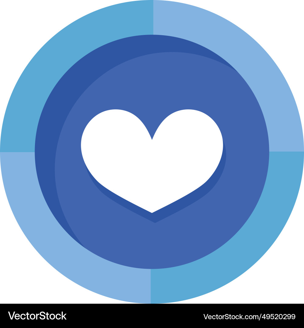 Ui ux element like button Vector Image