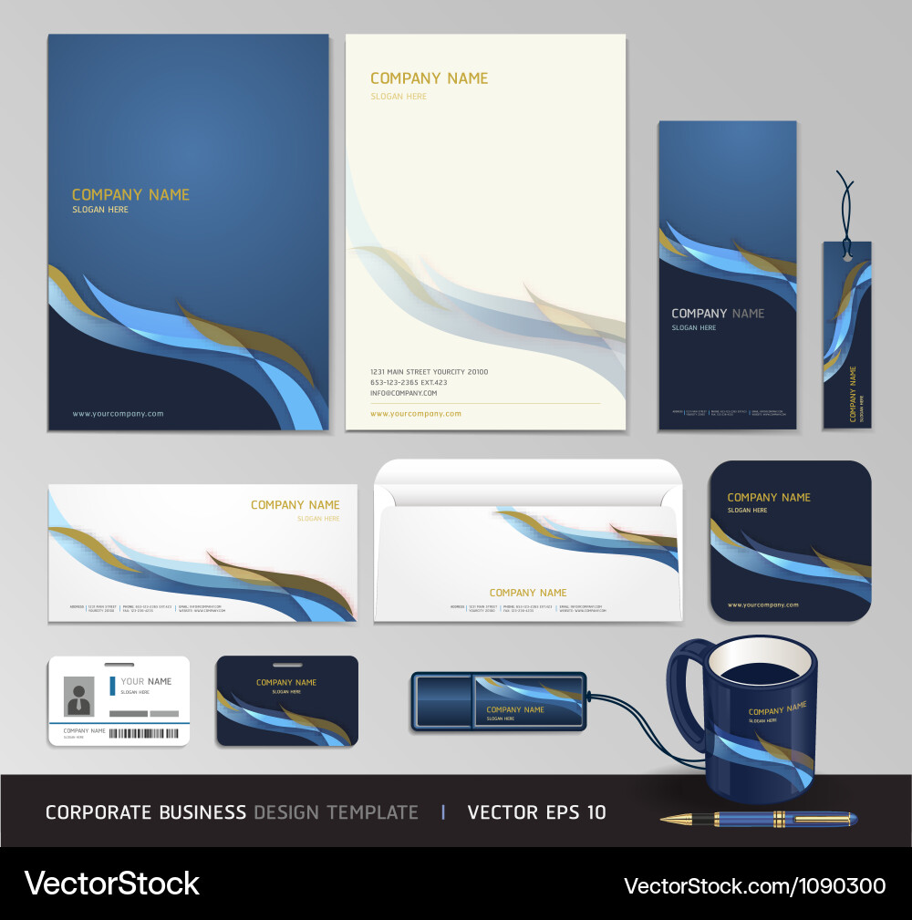Letterhead Business Card Envelope Vector Images (over 5,300)