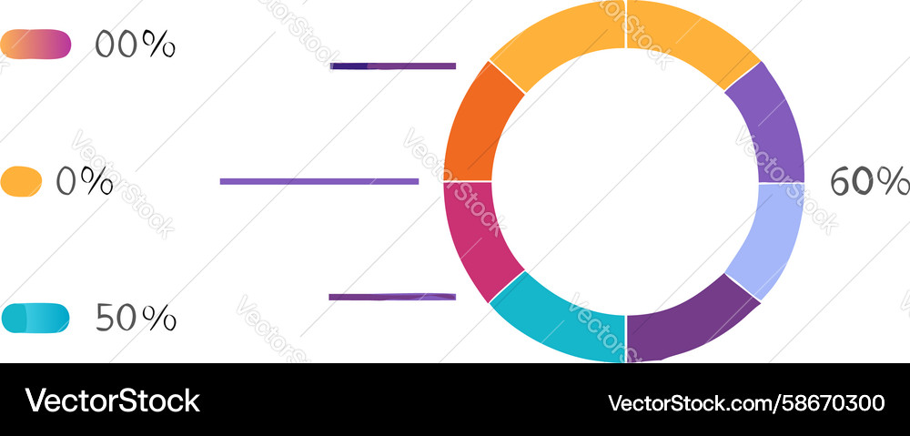 Dynamic circular progress indicator Vector Image