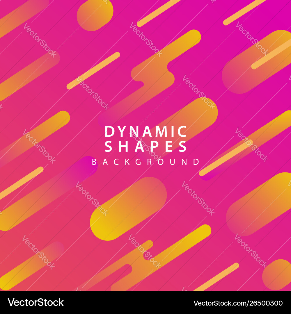 Modern dynamic shapes style background Vector Image