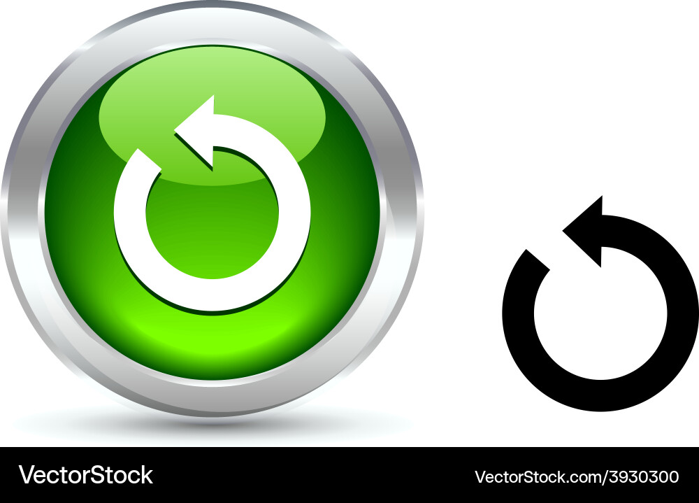 Refresh button Vector Image