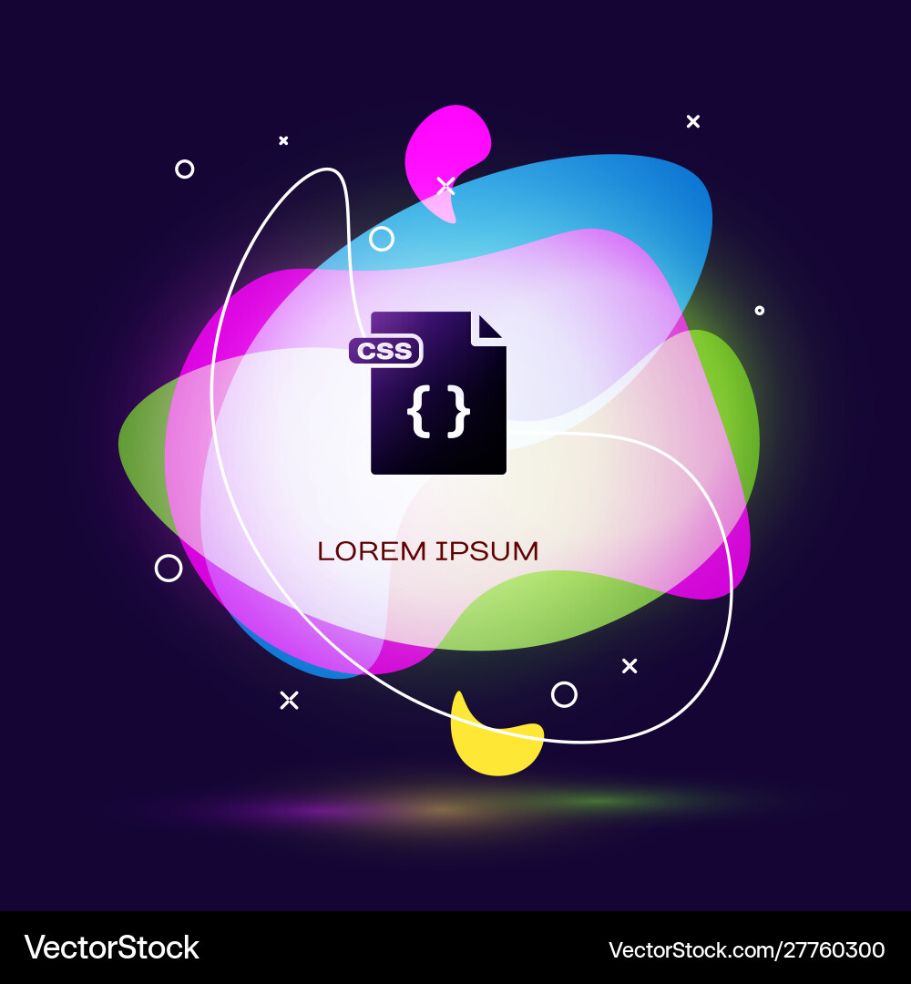 Schwarz css Datei Dokument herunterladen Schaltfläche Symbol Schwarz css Datei Dokument herunterladen Schaltfläche Symbol vektorbild