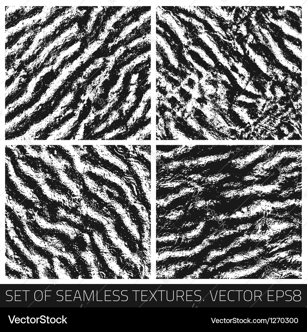 Seamless Textured Patterns vector image
