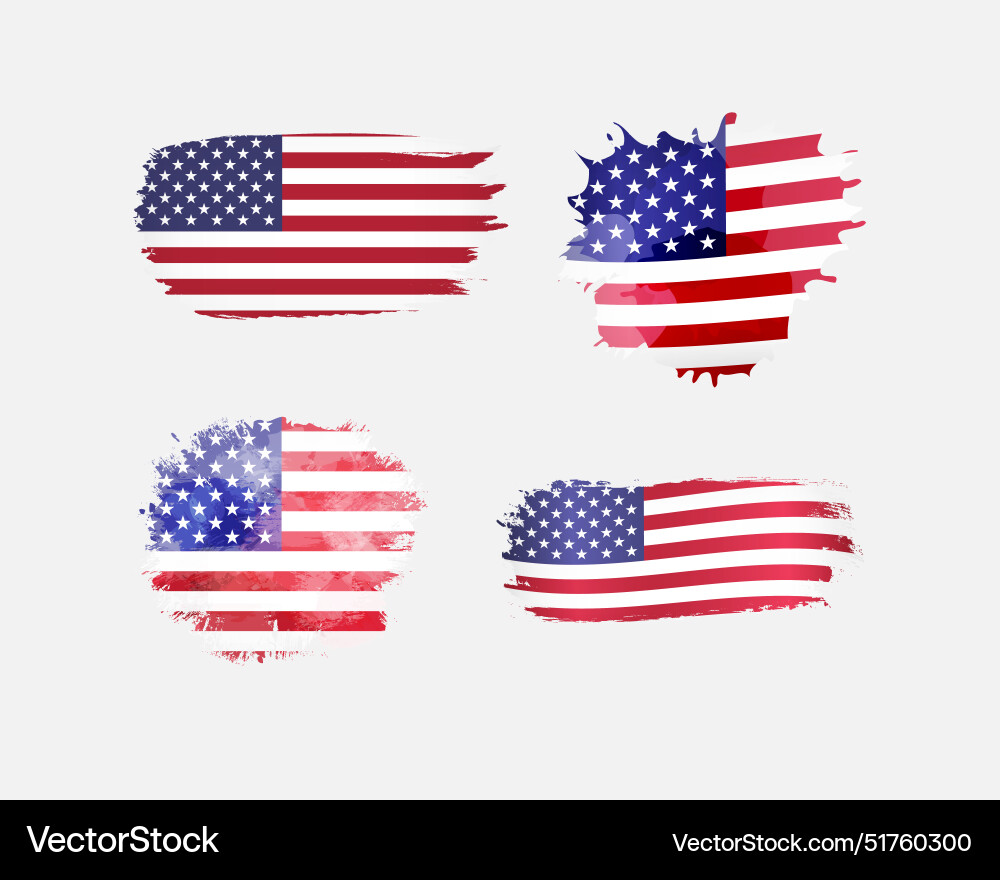 Set von Umrissmaske uns Flaggensymbole Set von Umrissmaske uns Flaggensymbole vektorbild