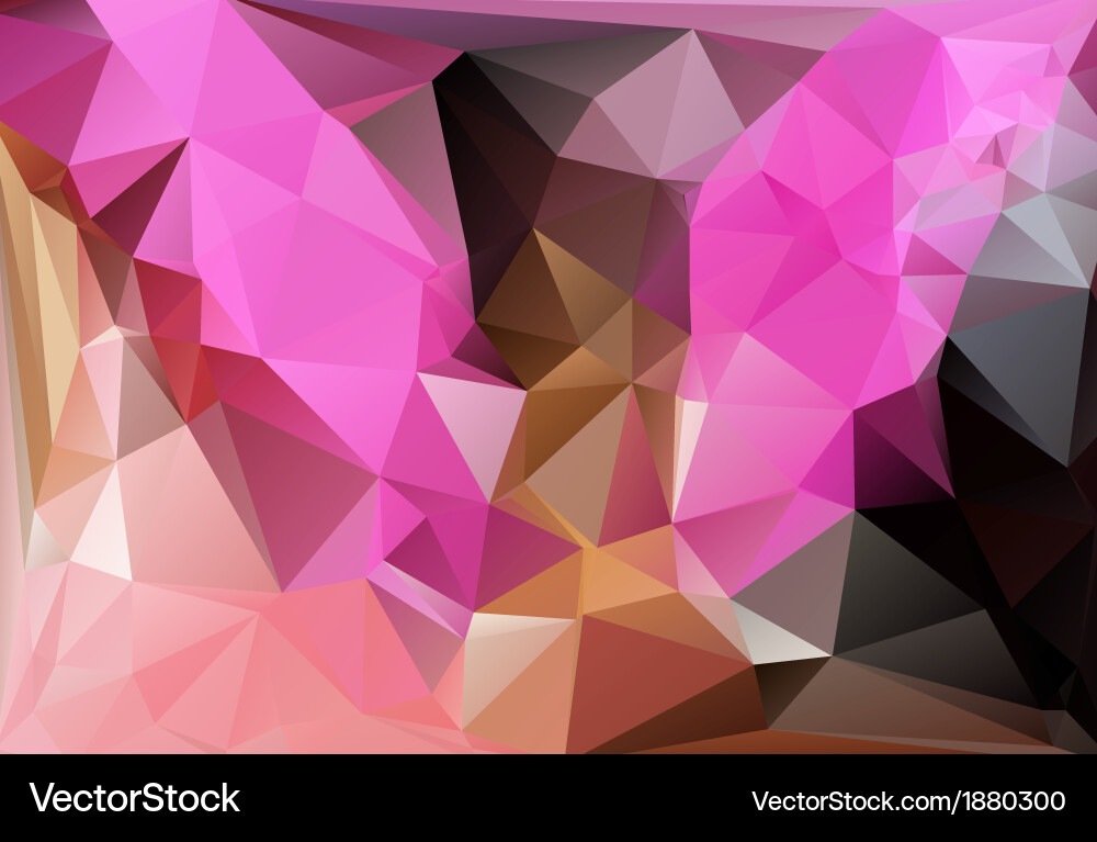Triangle background Vector Image