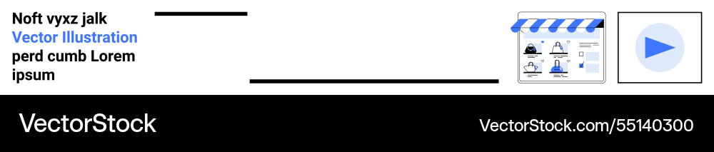 Website navigation interface with side menu Website navigation interface with side menu vector image
