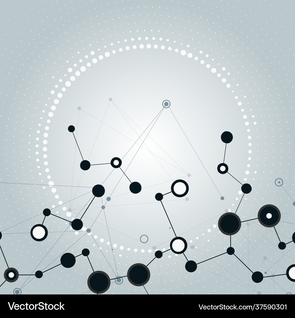 Black connect element in modern style on abstract Black connect element in modern style on abstract vector image