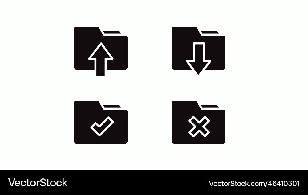 File documents linear icons Vector Image