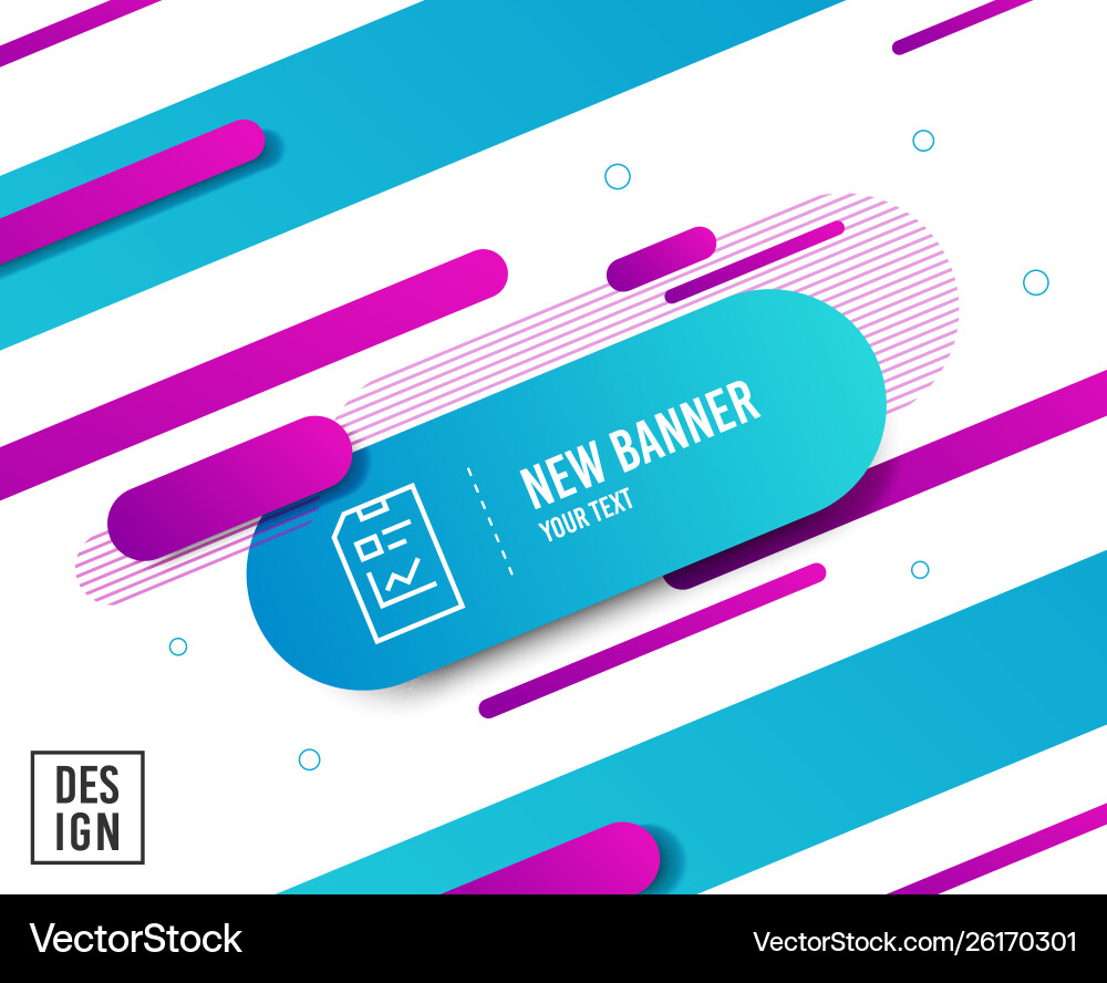 Report document line icon file sign Report document line icon file sign vector image