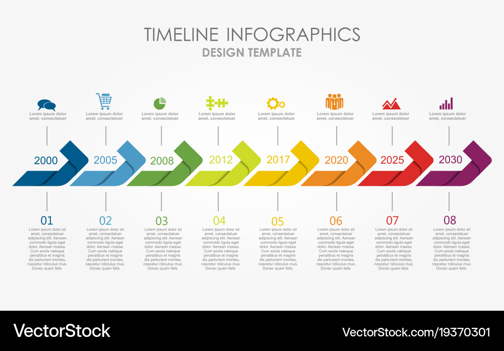 Workflow Diagram Template vector image