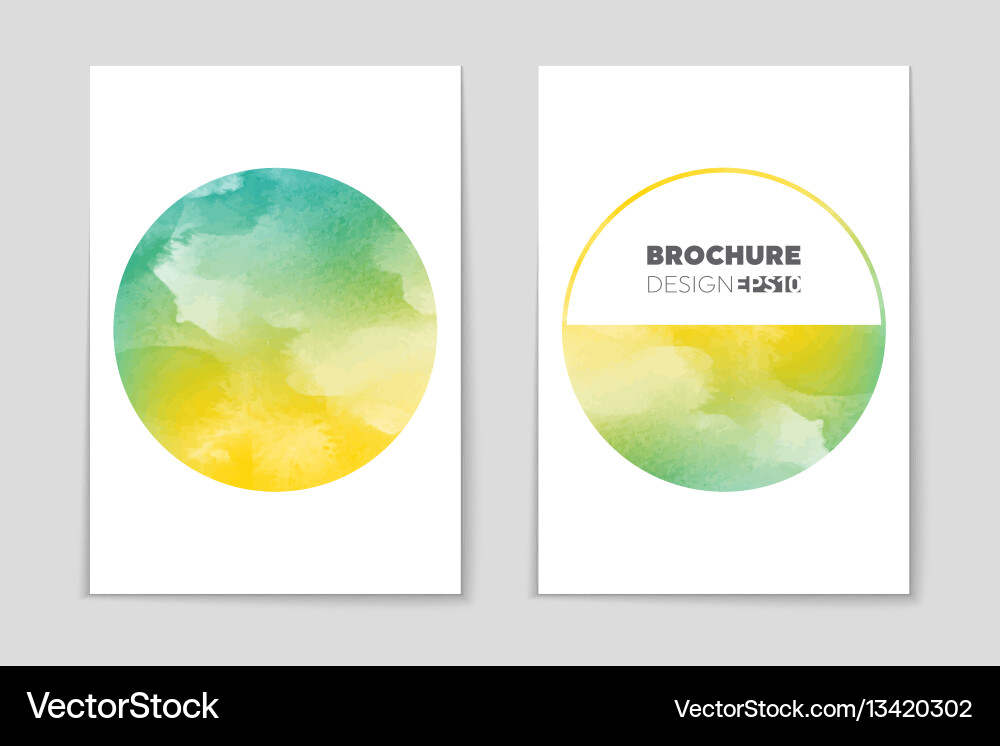 Abstract layout background set for art Vector Image