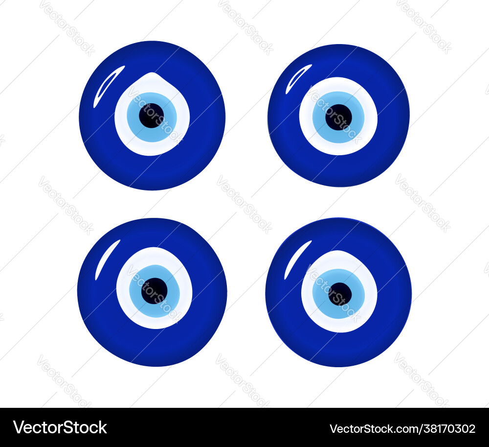 Böses Auge Glas islamisch arabian oder türkisch Böses Auge Glas islamisch arabian oder türkisch vektorbild