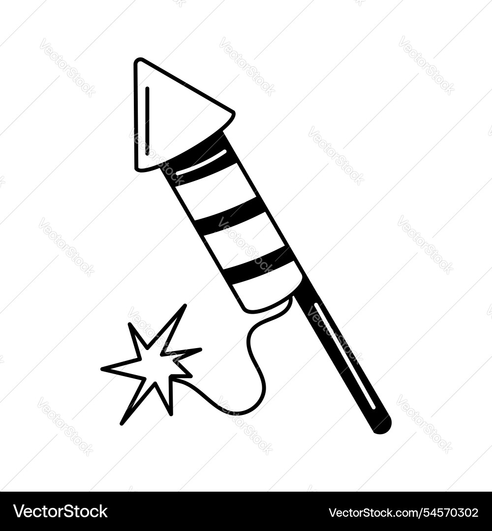 Firecracker vector image