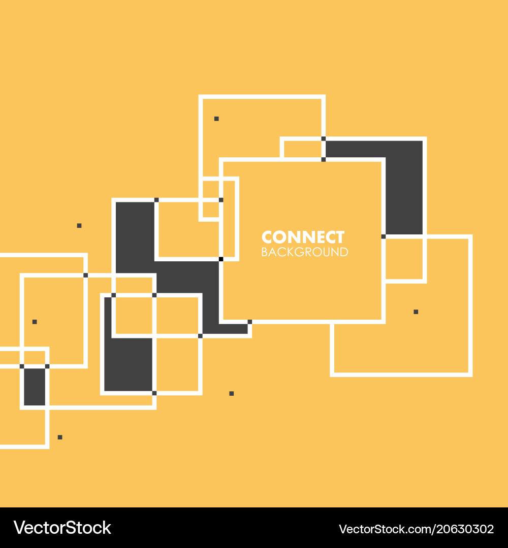 Overlapping squares background Overlapping squares background vector image