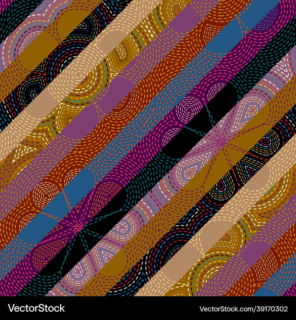 Patchwork textile pattern seamless quilting Patchwork textile pattern seamless quilting Vector Image