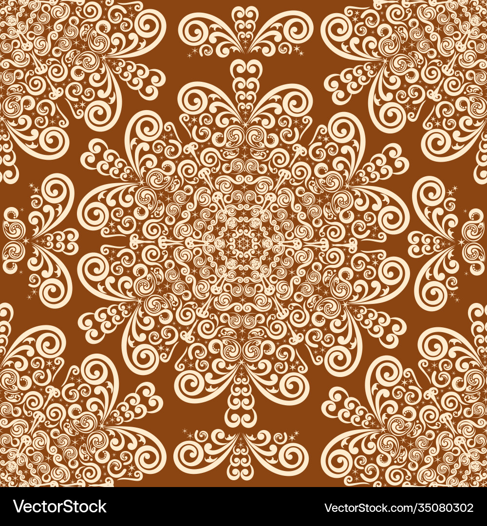 Seamless pattern with floral elements image Seamless pattern with floral elements image vector image