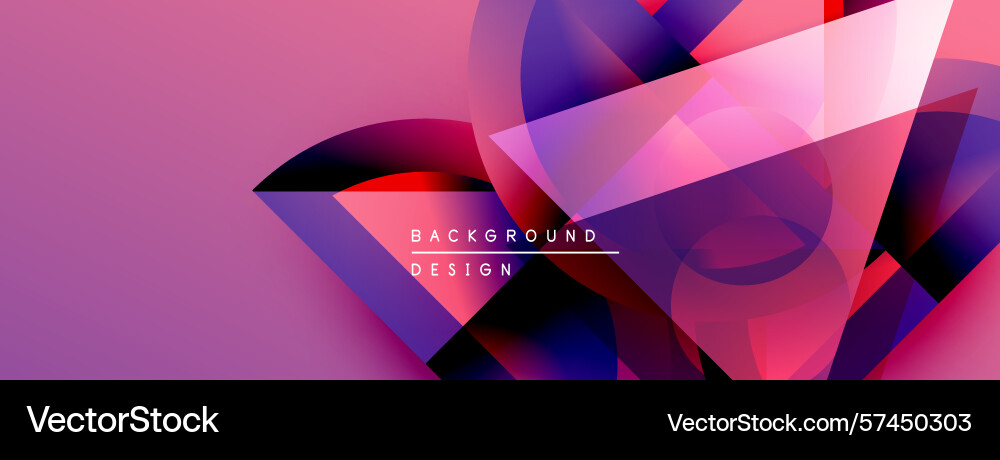 Abstract geometric shapes overlap creating Abstract geometric shapes overlap creating vector image
