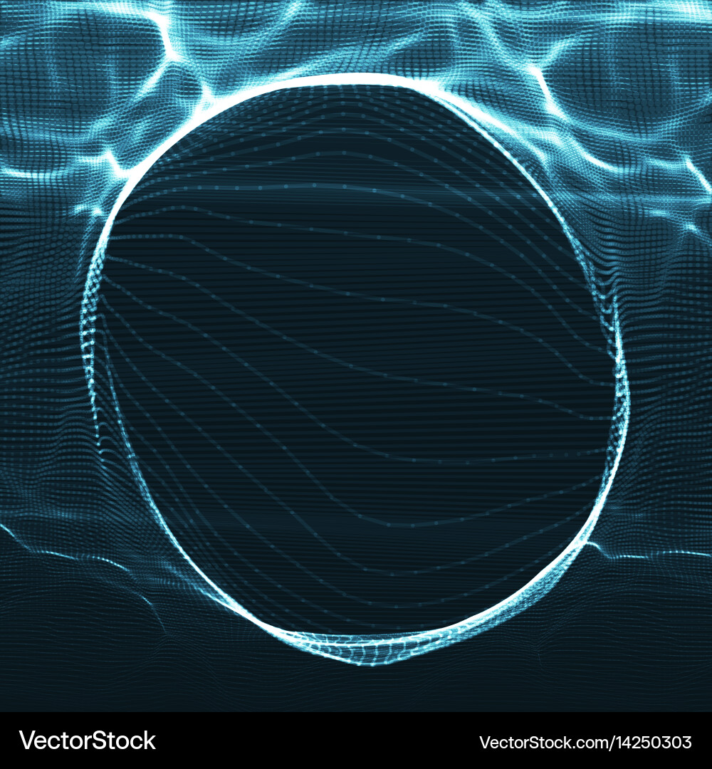 Abstract mesh background chaotically vector image