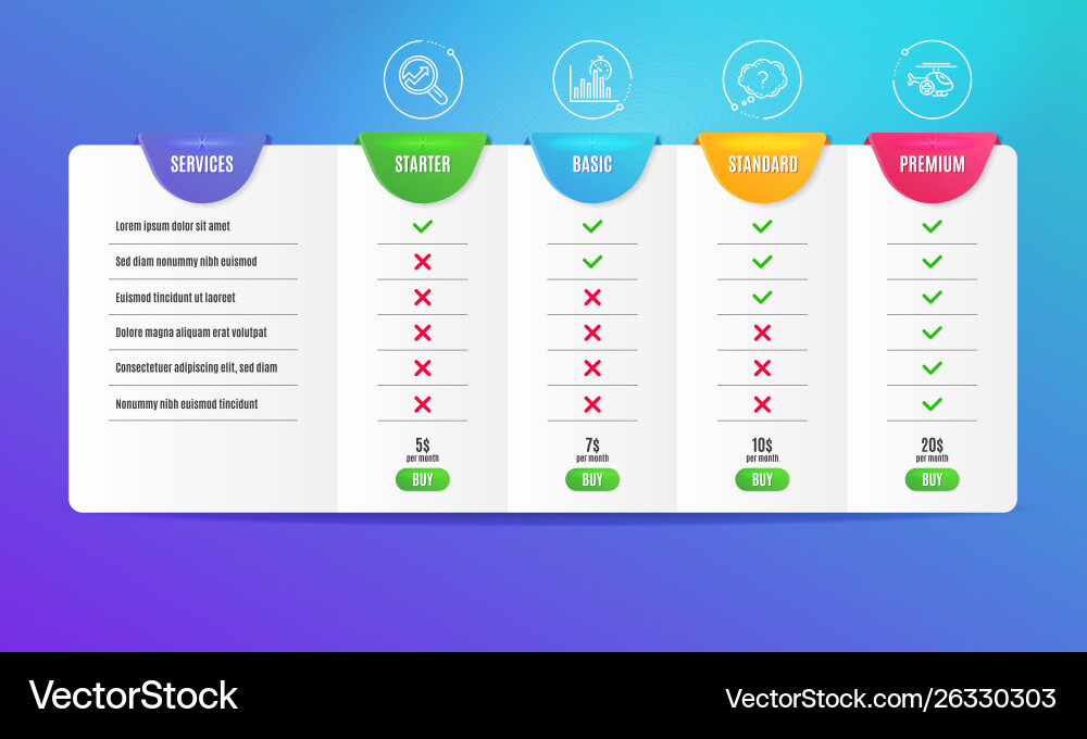 Analytics question mark and report timer icons Analytics question mark and report timer icons vector image