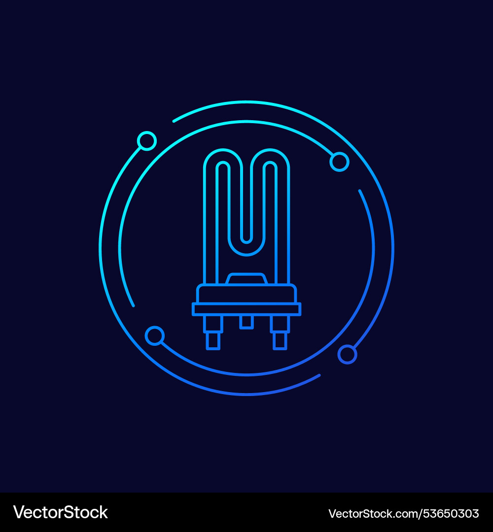 Heating element icon linear design Vector Image