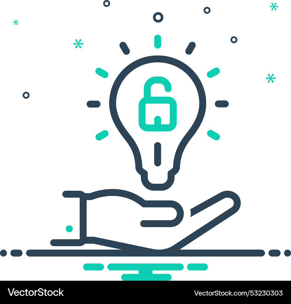Problem solving vector image