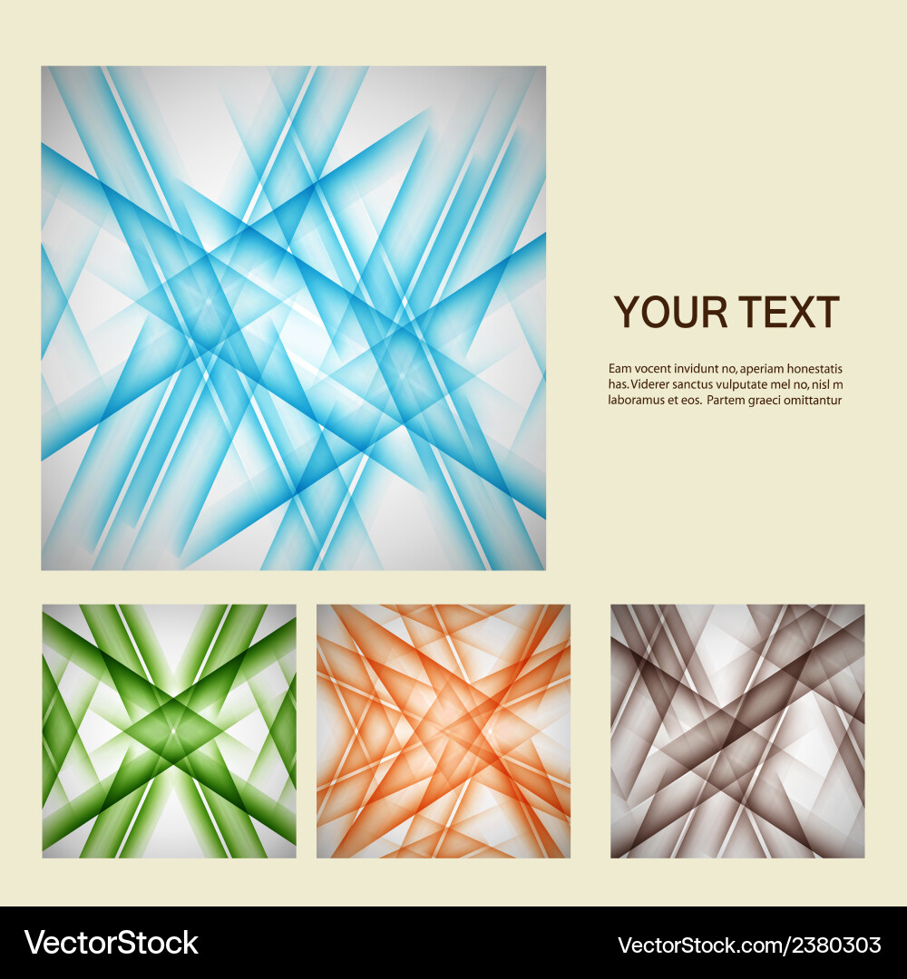 Set color line elements Vector Image