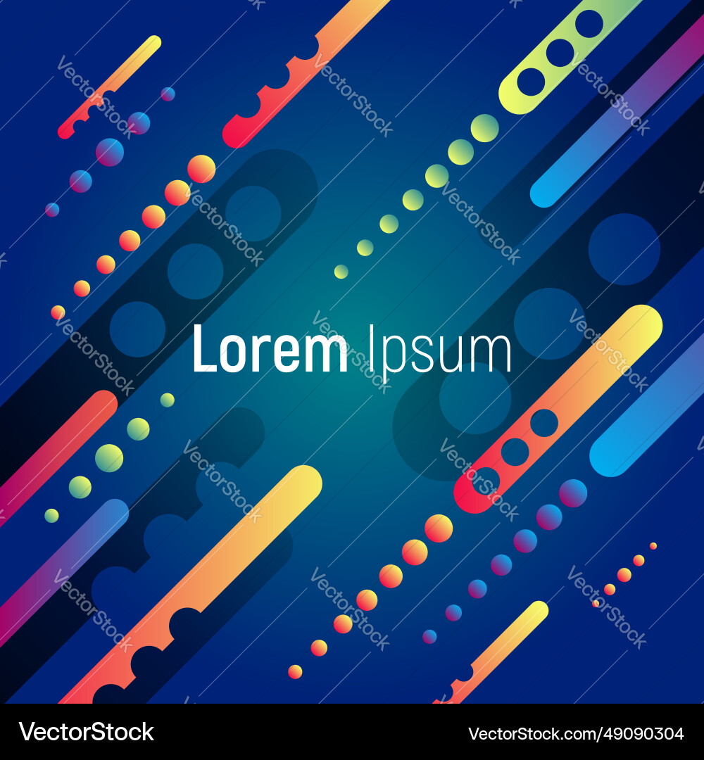 Abstract background with color rounded shapes Abstract background with color rounded shapes vector image