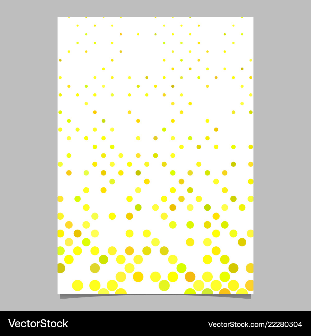 Abstract circle pattern flyer background template Abstract circle pattern flyer background template vector image