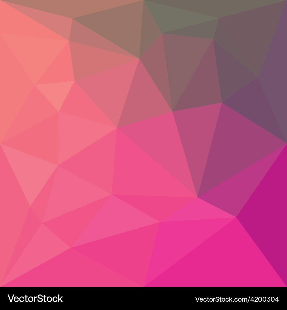 Abstract colorful low poly background vector image