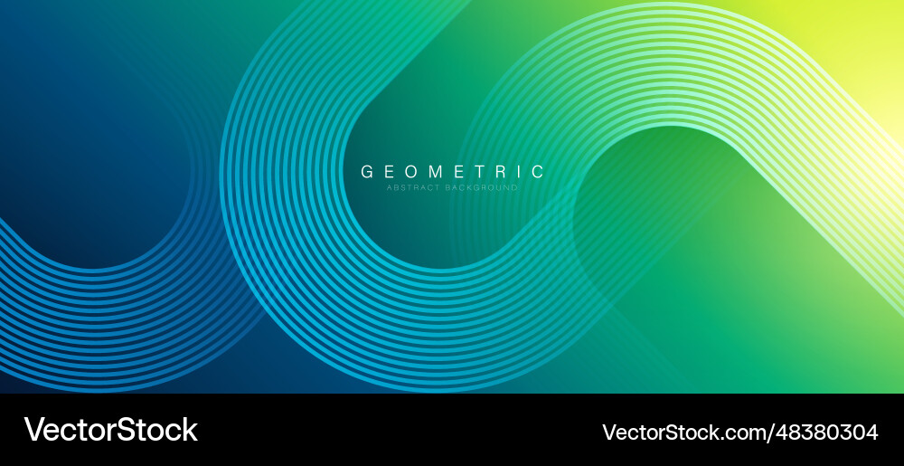 Abstract Gradient Geometric Background Vector Image
