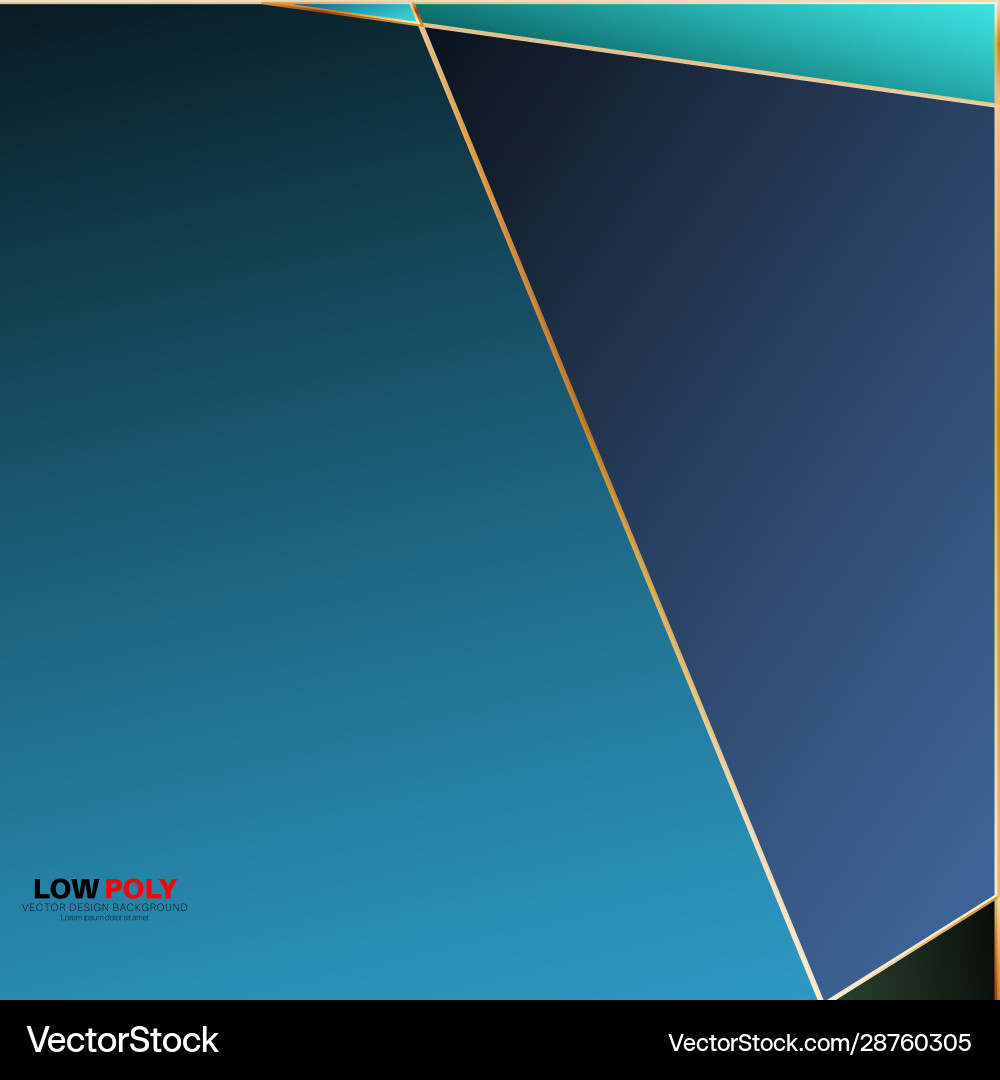 Abstract geometric background low poly pattern Vector Image